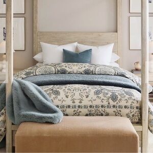 NWT Pottery Barn Lilah Suzani Duvet Cover
